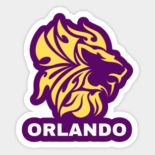 Supporting Soccer in Orlando Sticker